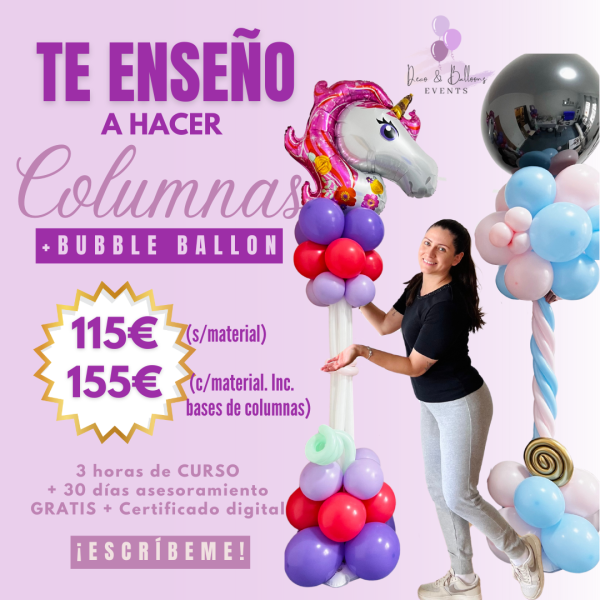 WORKSHOP COLUMNAS DE GLOBOS